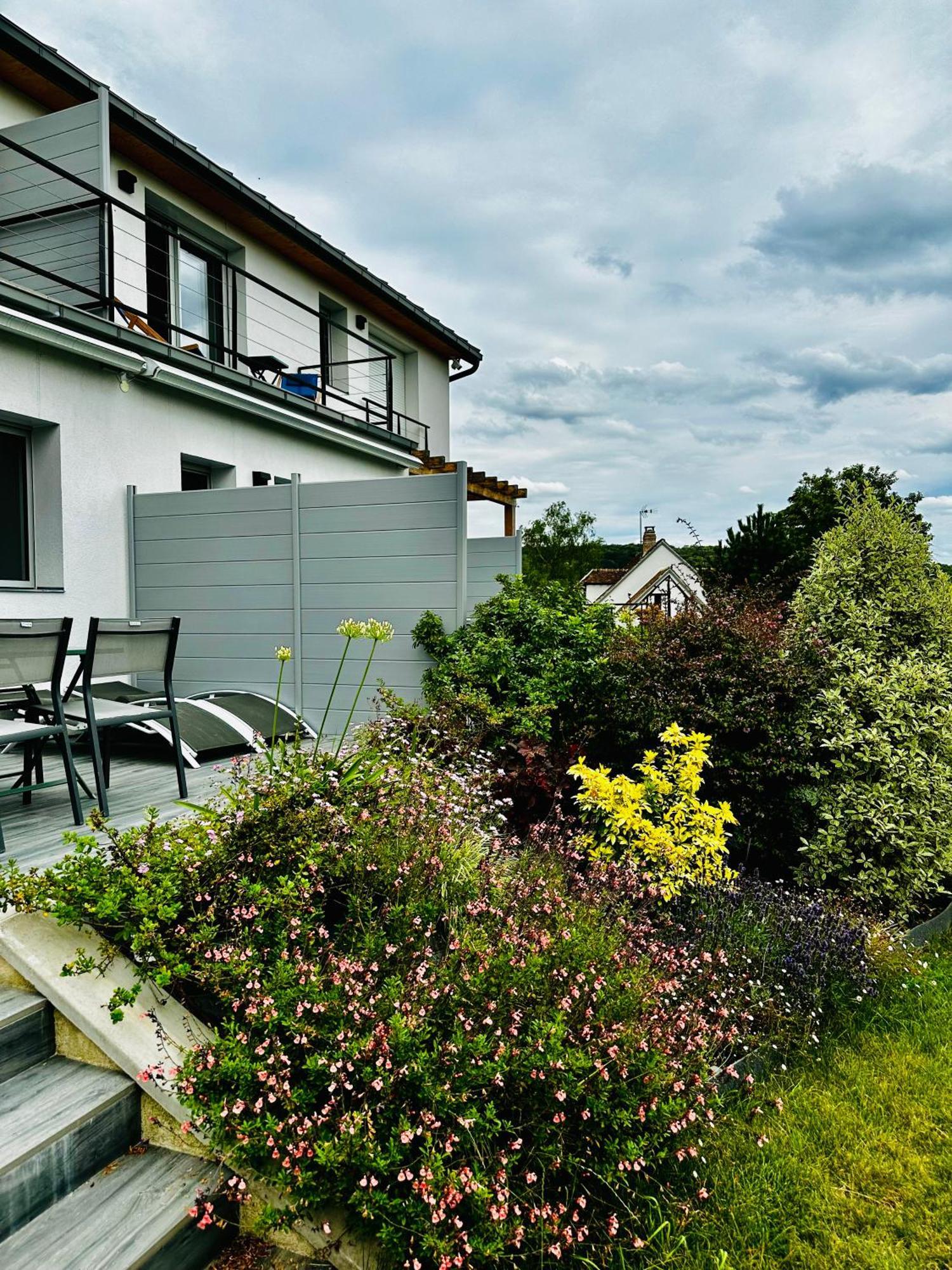 La Villa Perchee Calme, Sauna, Parking Prive Saint-Prix  Luaran gambar